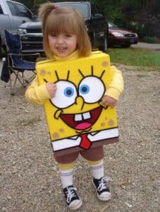 DIY costume spongebob